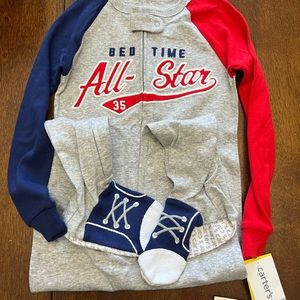 Toddler Boys 3T footed Pajamas